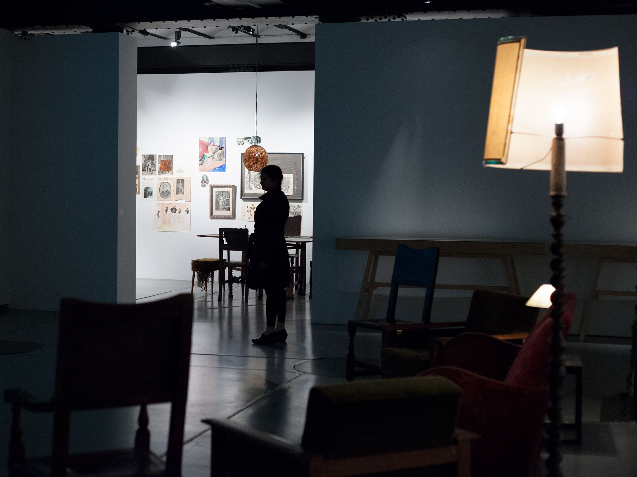 paula roush+ maria lusitano, Queer Paper Gardens installation view. Museu da Electricidade, Lisbon 2013