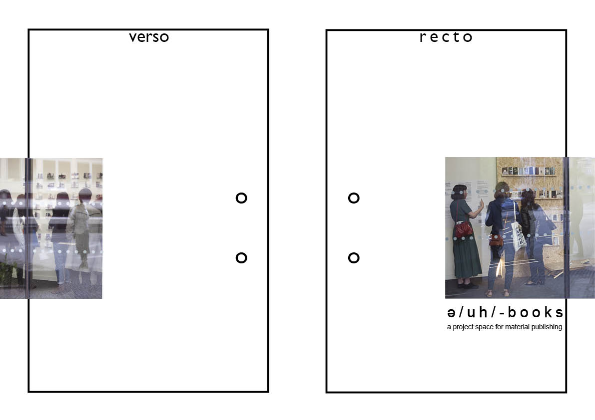 ə / uh-BOOKS project space: experimental space  for photobook publishing. Student's Centre,  London South Bank University