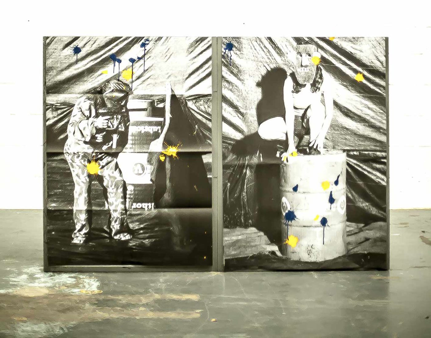 PAINTBALL FIELD cycles per second Un8 Bow Lea studio