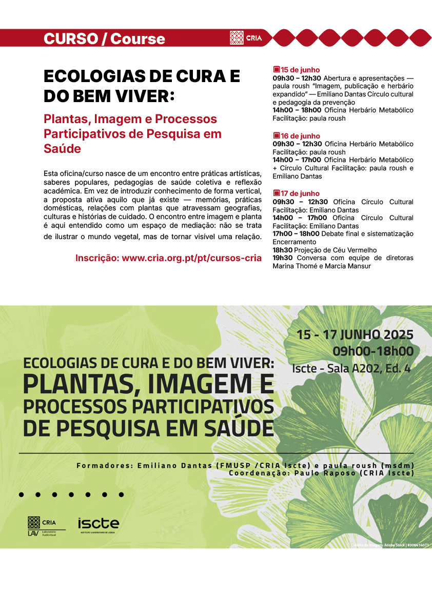 Ecologias de Cura e do Bem Viver Plantas Imagem e Processos Participativos de Pesquisa em Saude
