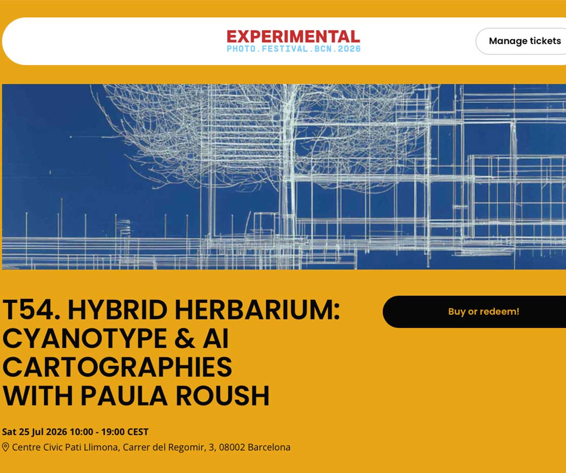 Hybrid Herbarium: Cyanotype & AI Cartographies. Experimental Fest  25 July 2026